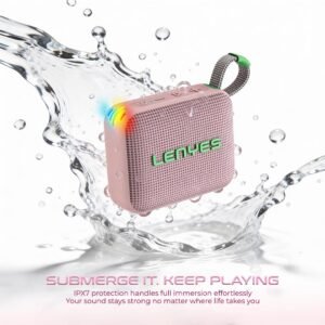 Lenyes S216 6 W Wireless Speaker - Pink3 Lenyes S216 6 W Wireless Speaker - Pink