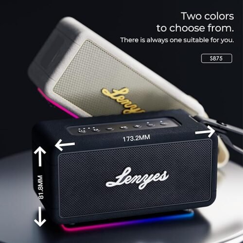 Lenyes S875 40 W Wireless Speaker -White1 Lenyes S875 40 W Wireless Speaker -White