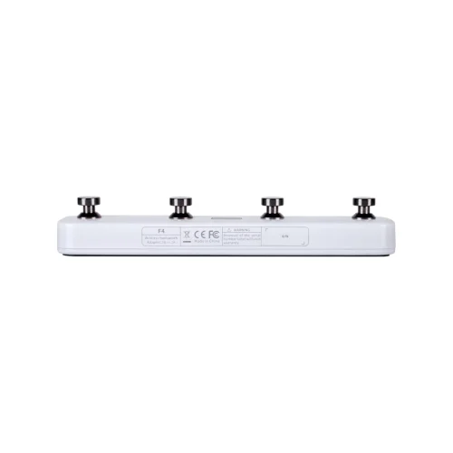 MOOER F4 White Prime P1 2 MOOER F4 White Prime P1 Wireless Footswitch Controller for Preset Switching and Looper and Drum Machine Control