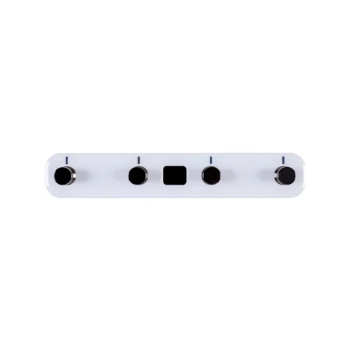 MOOER F4 White Prime P1 4 MOOER F4 White Prime P1 Wireless Footswitch Controller for Preset Switching and Looper and Drum Machine Control