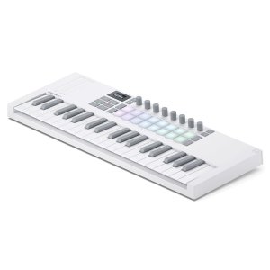 Novation Launchkey Mini 37 MK4 Midi Controller Keyboard - White Novation Launchkey Mini 37 MK4 Midi Controller Keyboard - White