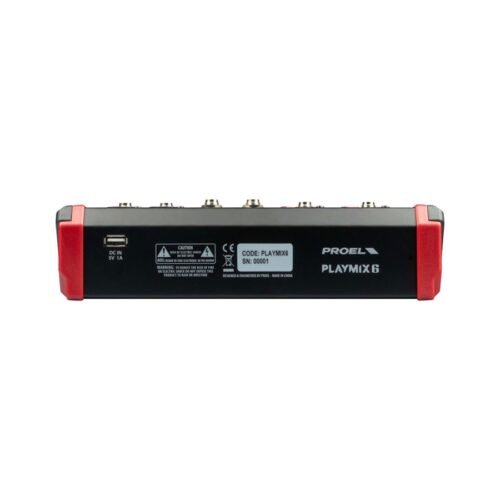PLAYMIX6 5 Proel PLAYMIX6 6-Channel PA Mixer with DSP and USB-BT interface
