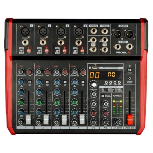 PLAYMIX8 2 PROEL PROEL PLAYMIX8 8-Input Audio Mixer