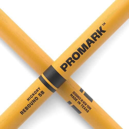 Promark RBH565AW Yellow Rebound 5A Painted Hickory Drum Sticks