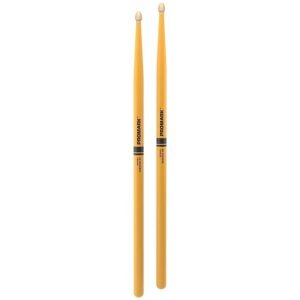Promark RBH565AW Yellow Rebound 5A Painted Hickory Drum Sticks