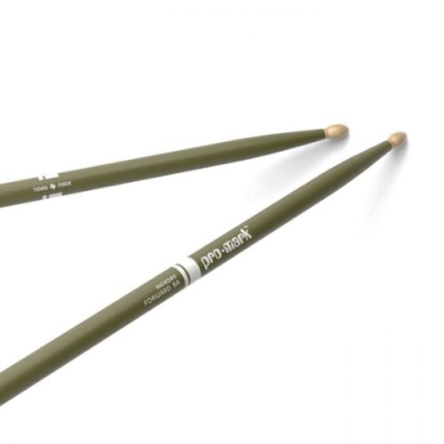 Promark TX5AW-Green 2 Promark TX5AW-Green Classic Painted Forward 5A Drumstick
