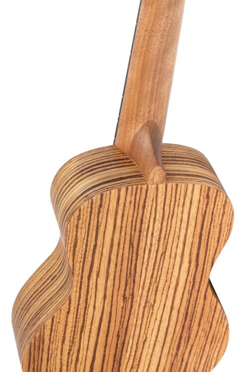 RFU11Z 4 Ortega, Ukulele, Concert, Timber Series -Zebrawood Natural RFU11Z