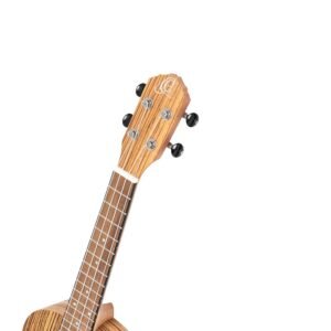 RFU11Z 5 Ortega, Ukulele, Concert, Timber Series -Zebrawood Natural RFU11Z