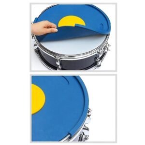 Softline Pro Drum Mute Pad Kit – Drum Soundproofing Pads & Cymbal Mutes for Drum Practice (SP DSP9-BL)