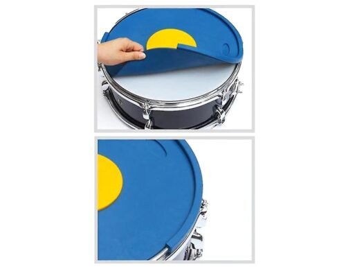 Softline Pro Drum Mute Pad Kit – Drum Soundproofing Pads & Cymbal Mutes for Drum Practice (SP DSP9-BL)