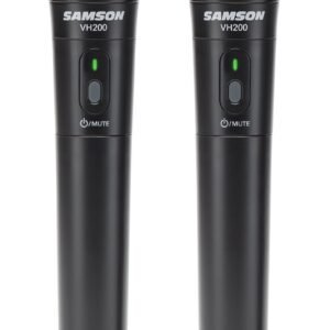 Samson Stage 200 group b 3 Samson Stage 200 Dual-Channel Handheld VHF Wireless System (Group B)