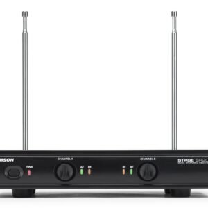 Samson Stage 200 group b 5 Samson Stage 200 Dual-Channel Handheld VHF Wireless System (Group B)