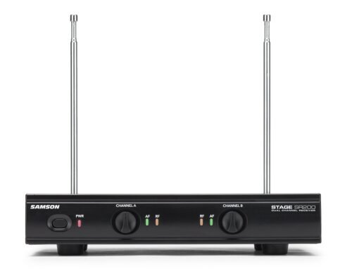 Samson Stage 200 group b 5 Samson Stage 200 Dual-Channel Handheld VHF Wireless System (Group B)