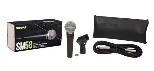 Shure Sm58-Cn Cardioid Dynamic Vocal Microphone With Cable - Xlr