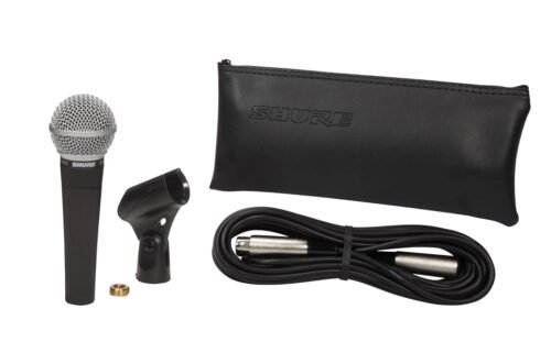 Shure Sm58-Cn Cardioid Dynamic Vocal Microphone With Cable - Xlr
