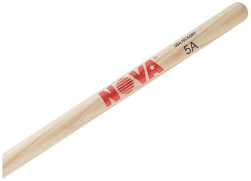 Vic Firth 5A Nova Drum Sticks (Nylon Tip, 1 Pair)