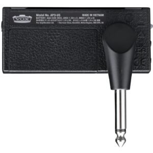 Vox amPlug 3 Plug-in Headphone Amplifier with Built-in Stereo Effects and Volume Control (US Silver)