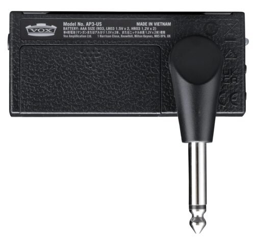 Vox amPlug 3 Plug-in Headphone Amplifier with Built-in Stereo Effects and Volume Control (US Silver)