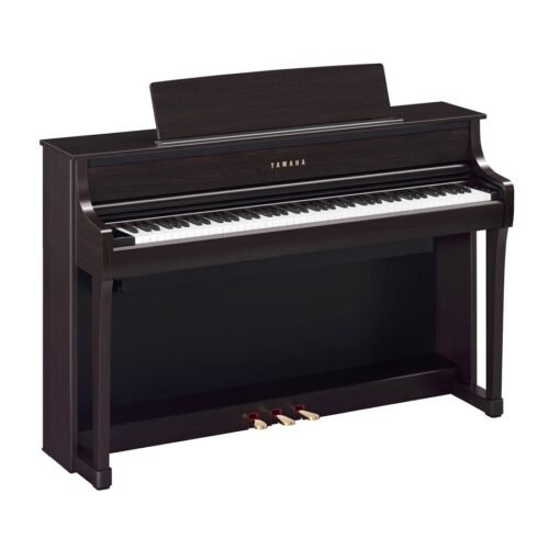 Yamaha CLP-875R Clavinova Digital Piano With Bench And Adaptor PA500- Dark Rosewood