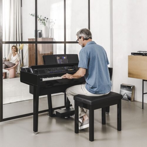 Yamaha CVP-909PE Polished Ebony Clavinova Digital Piano