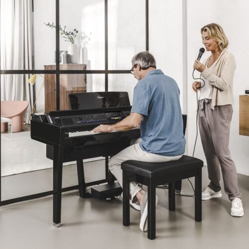 Yamaha CVP-909PE Polished Ebony Clavinova Digital Piano