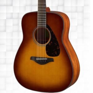 Yamaha FG800J SDB Solid Spruce Top Dreadnought Acoustic Guitar - Sand Burst