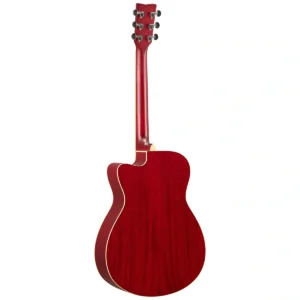 Yamaha FSC-TA Ruby Red Trans Acoustic Guitar