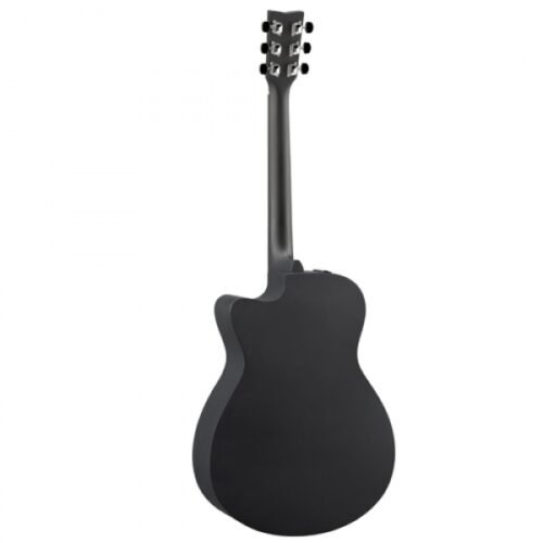 Yamaha FSX80C Concert Body Cutaway Acoustic-Electric Guitar - Black