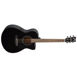 Yamaha FSX80C Concert Body Cutaway Acoustic-Electric Guitar - Black