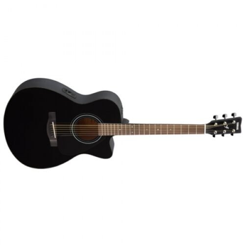 Yamaha FSX80C Concert Body Cutaway Acoustic-Electric Guitar - Black