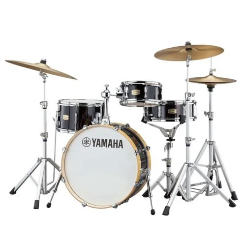 Yamaha SBP0F4H Stage Custom Hip Acoustic Drum Kit With Hardware - Raven Black