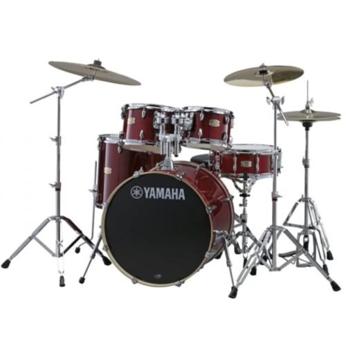 Yamaha SBP2F5 Stage Custom Birch 5-Piece Acoustic Drum Kit With Hardware - Cranberry Red