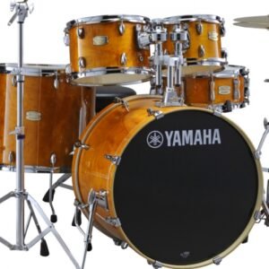 Yamaha SBP2F5 Stage Custom Birch 5-Piece Acoustic Drum Kit With Hardware HW680W - Honey Amber