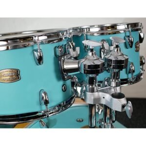 Yamaha SBP2F5 Stage Custom Birch 5-Piece Acoustic Drum Kit With Hardware HW680W With FP7210A Pedal - Matte Surf Green