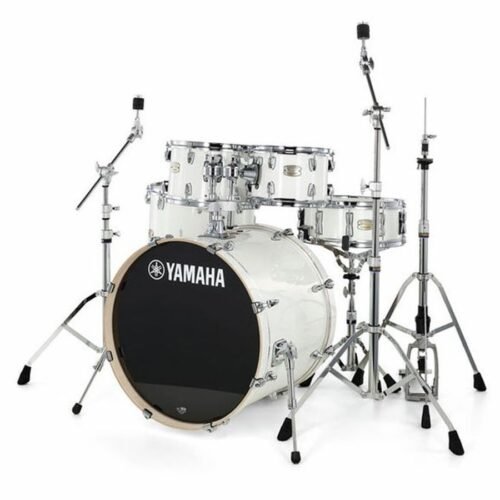 Yamaha SBP2F5 Stage Custom Birch 5-Piece Acoustic Drum Kit With Hardware - Pure White