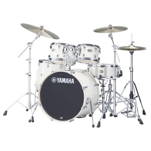 Yamaha SBP2F5 Stage Custom Birch 5-Piece Acoustic Drum Kit With Hardware - Pure White