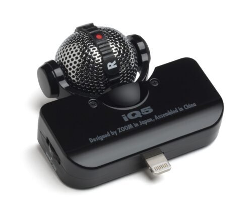 Zoom IQ5 Professional Stereo Microphone - Black