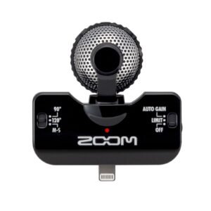 Zoom IQ5 Professional Stereo Microphone - Black