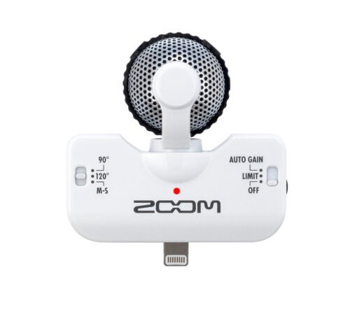 Zoom IQ5 Professional Stereo Microphone - White