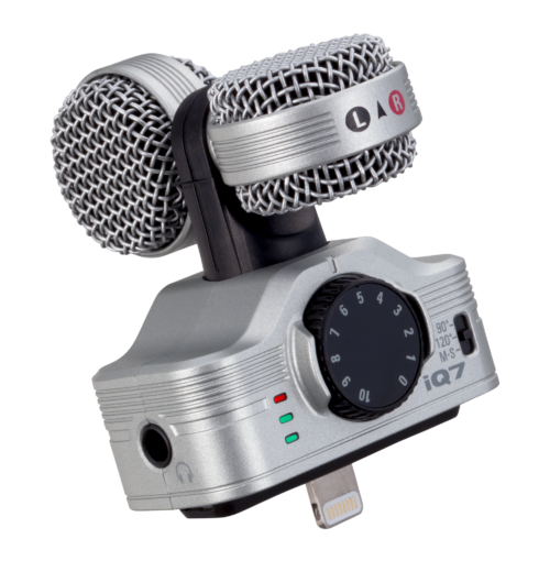Zoom IQ7 MS Stereo Micriphone for iOS Devices