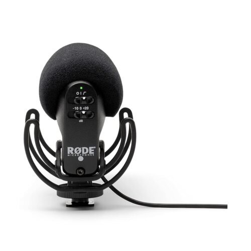Rode Vmpr Videomic Pro R with Rycote Lyre Shock Mount, Black - Wired Rode Vmpr Videomic Pro R with Rycote Lyre Shock Mount, Black - Wired
