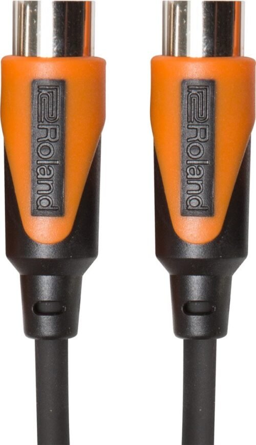 Roland Black Series MIDI Cable, 20ft / 6m - RMIDI-B20 Roland Black Series MIDI Cable, 20ft / 6m - RMIDI-B20