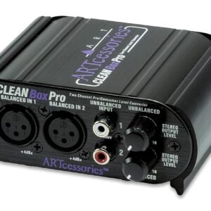 ART Pro Audio CleanBox Pro Balanced / Unbalanced Level Convertor
