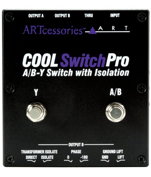 ART Pro Audio COOLSWITCH PRO Isolated ABY Switch