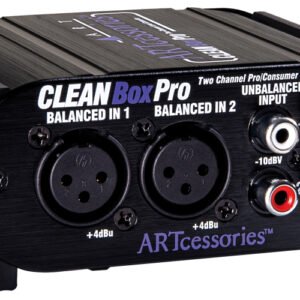 ART Pro Audio CleanBox Pro Balanced / Unbalanced Level Convertor