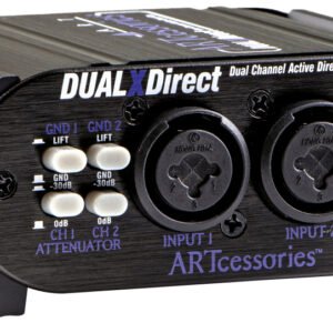 ART Pro Audio DualXDirect 2-Channel Active Direct Box (2) ART Pro Audio DualXDirect 2-Channel Active Direct Box