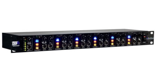 ART Pro Audio HEADAMP 6 6-Channel Headphone Amplifier (2) ART Pro Audio HEADAMP 6 6-Channel Headphone Amplifier