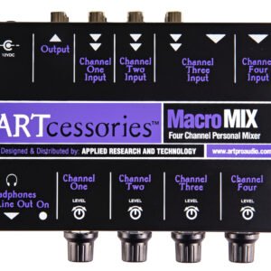ART Pro Audio MACROMIX 4-Channel Line Mixer