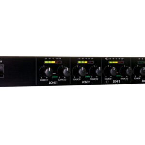 ART Pro Audio MX225 Stereo Dual-Source 5-Zone Distribution Mixer