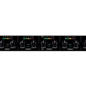 ART Pro Audio MX225 Stereo Dual-Source 5-Zone Distribution Mixer